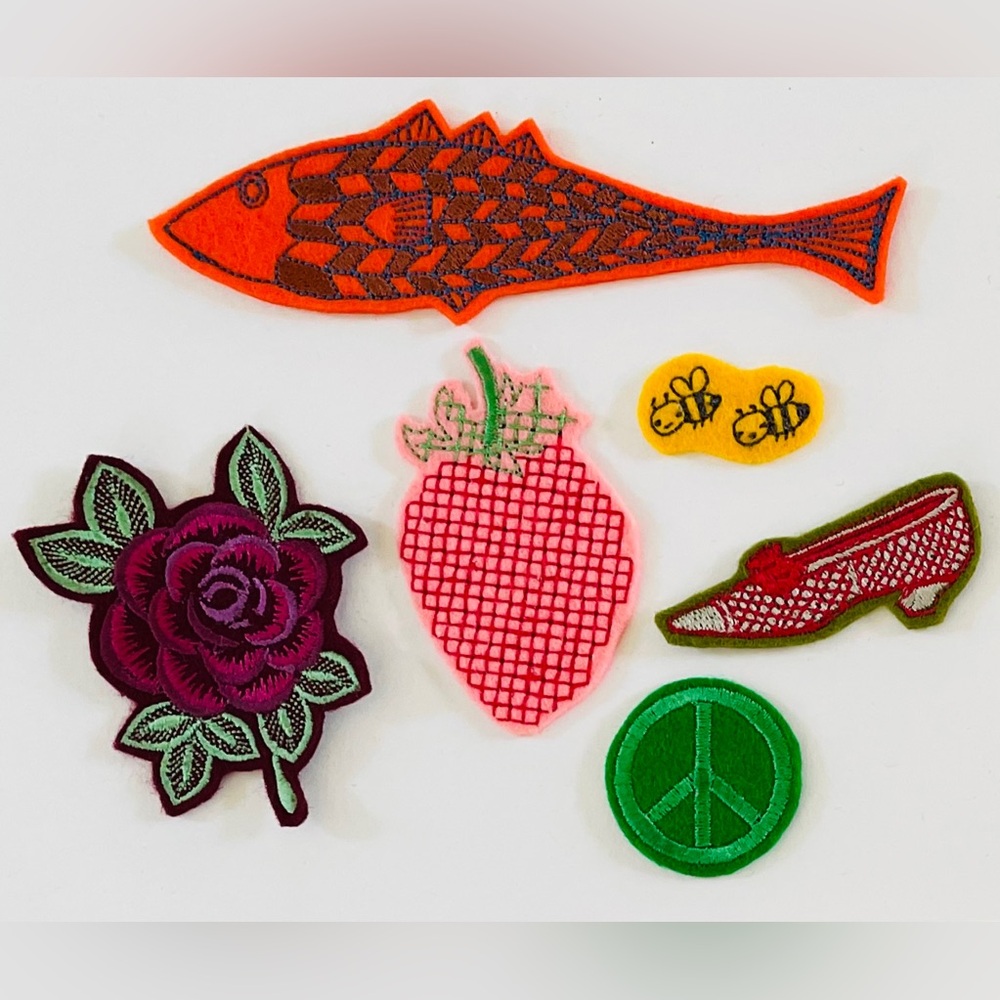 Bespoke Vibrant Embroidered Patch Collection - image 1